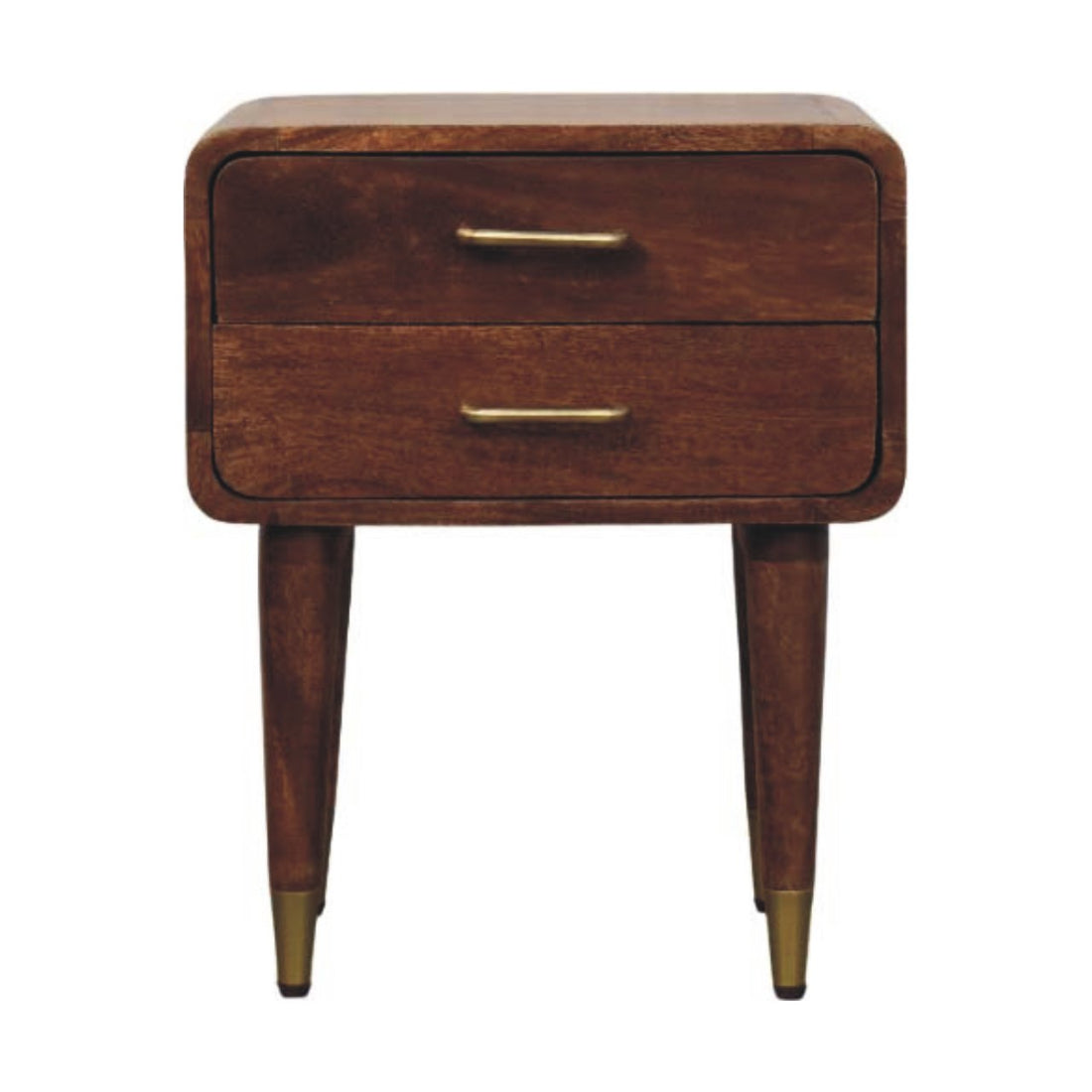 Valenza Two-Drawer Bedside Table Default Title