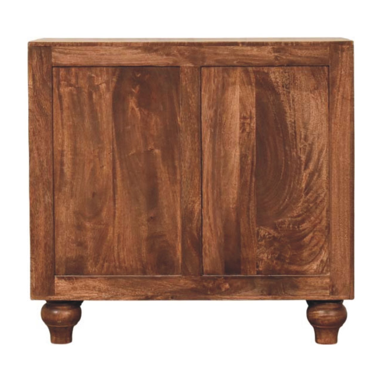 Arco Groove Sideboard Chest of Drawers | Brass Solid Mango Wood Hand-Carved