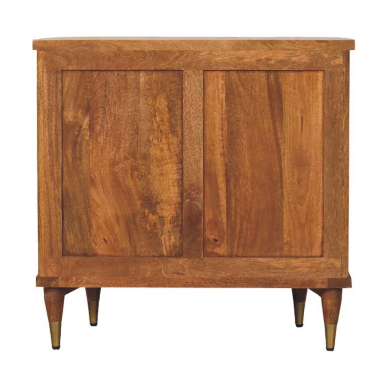 Emerson Ribbed 3-Drawer Chest of Drawers | Oak Solid Mango Wood