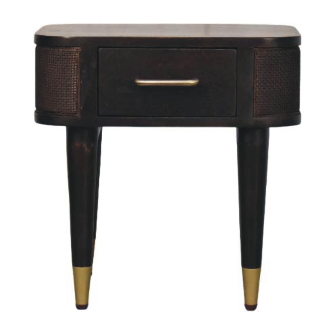 Belmont Bedside Table | Rattan Velvet Default Title