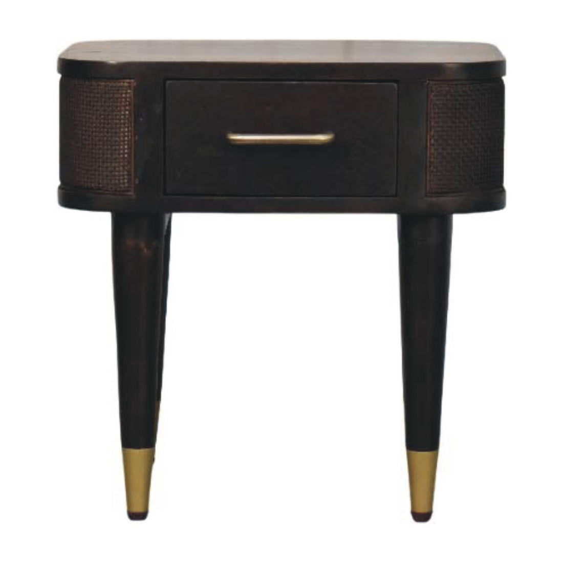 Belmont Bedside Table | Rattan Velvet Default Title
