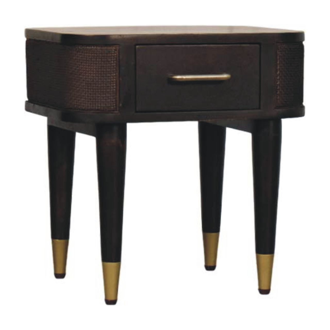 Belmont Bedside Table | Rattan Velvet