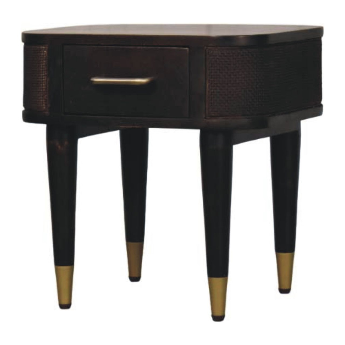 Belmont Bedside Table | Rattan Velvet