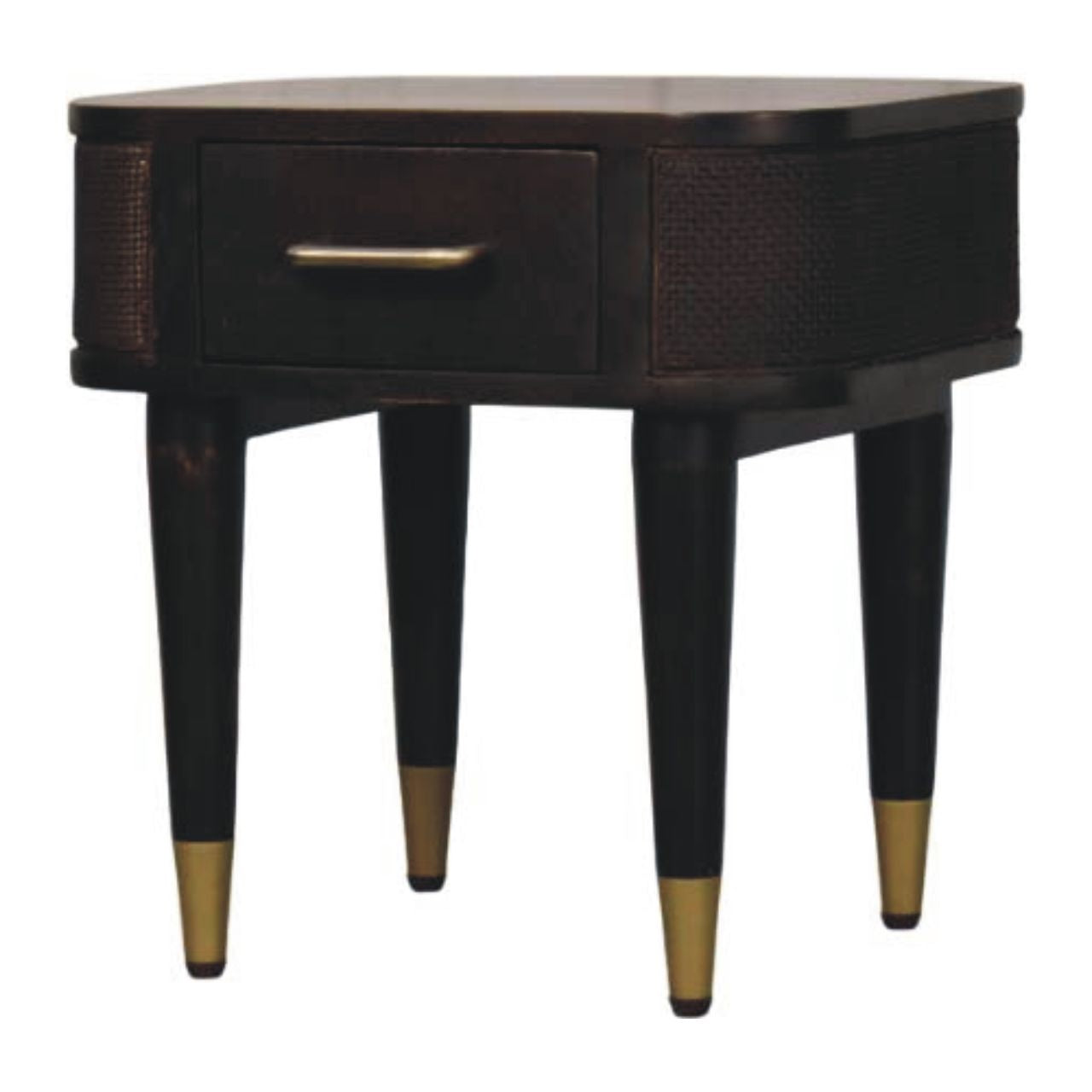 Belmont Bedside Table | Rattan Velvet