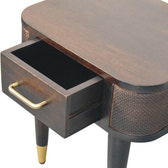 Belmont Bedside Table | Rattan Velvet