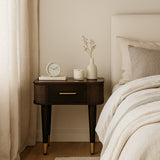 Belmont Bedside Table | Rattan Velvet