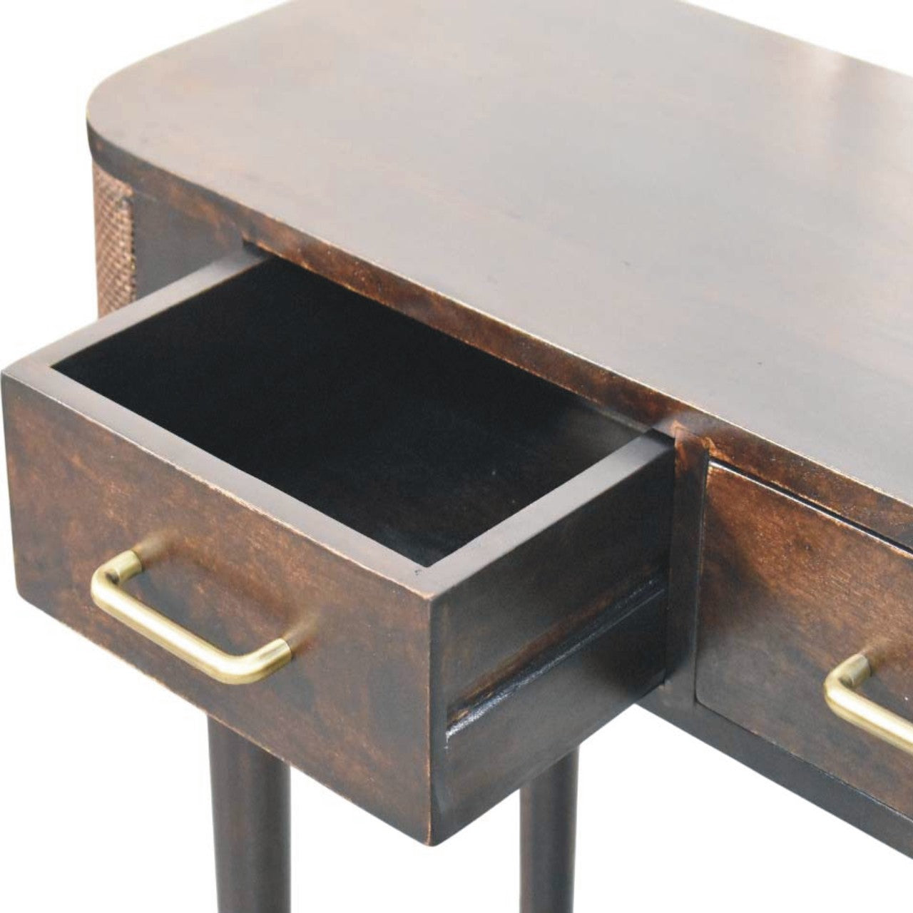 Belmont Console Table | Rattan Velvet
