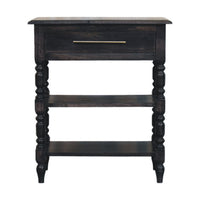 Heritage Turned-Leg Side Table Accent Piece