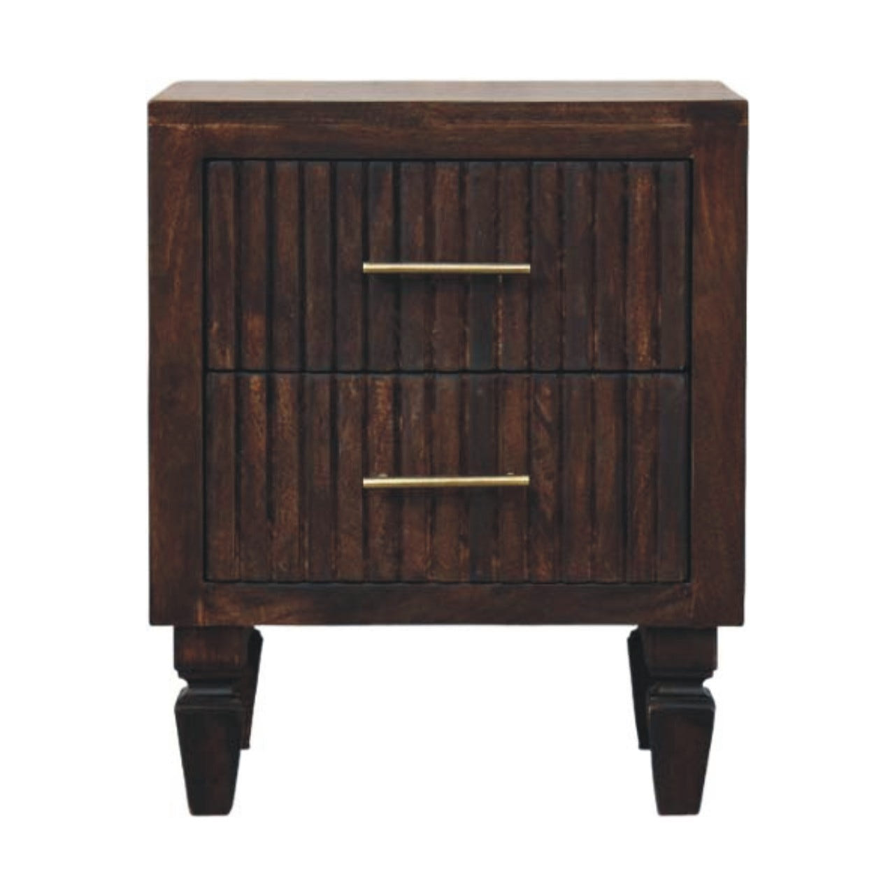 Belmont 2-Drawer Accent Piece | Brass Velvet Default Title