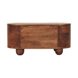 Curva Storage Trunk Storage Bench | Hand-Carved