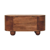 Curva Storage Trunk Storage Bench | Hand-Carved