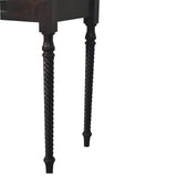 Cordelier Turned-Leg Writing Desk | Brass Velvet