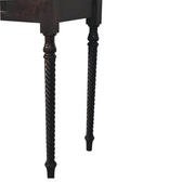 Cordelier Turned-Leg Writing Desk | Brass Velvet