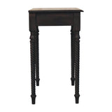 Cordelier Turned-Leg Writing Desk | Brass Velvet