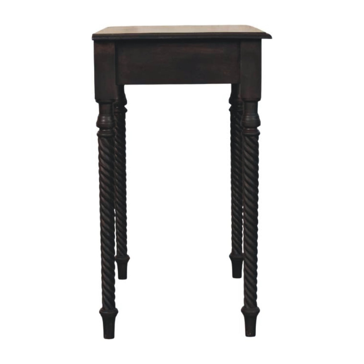 Cordelier Turned-Leg Writing Desk | Brass Velvet