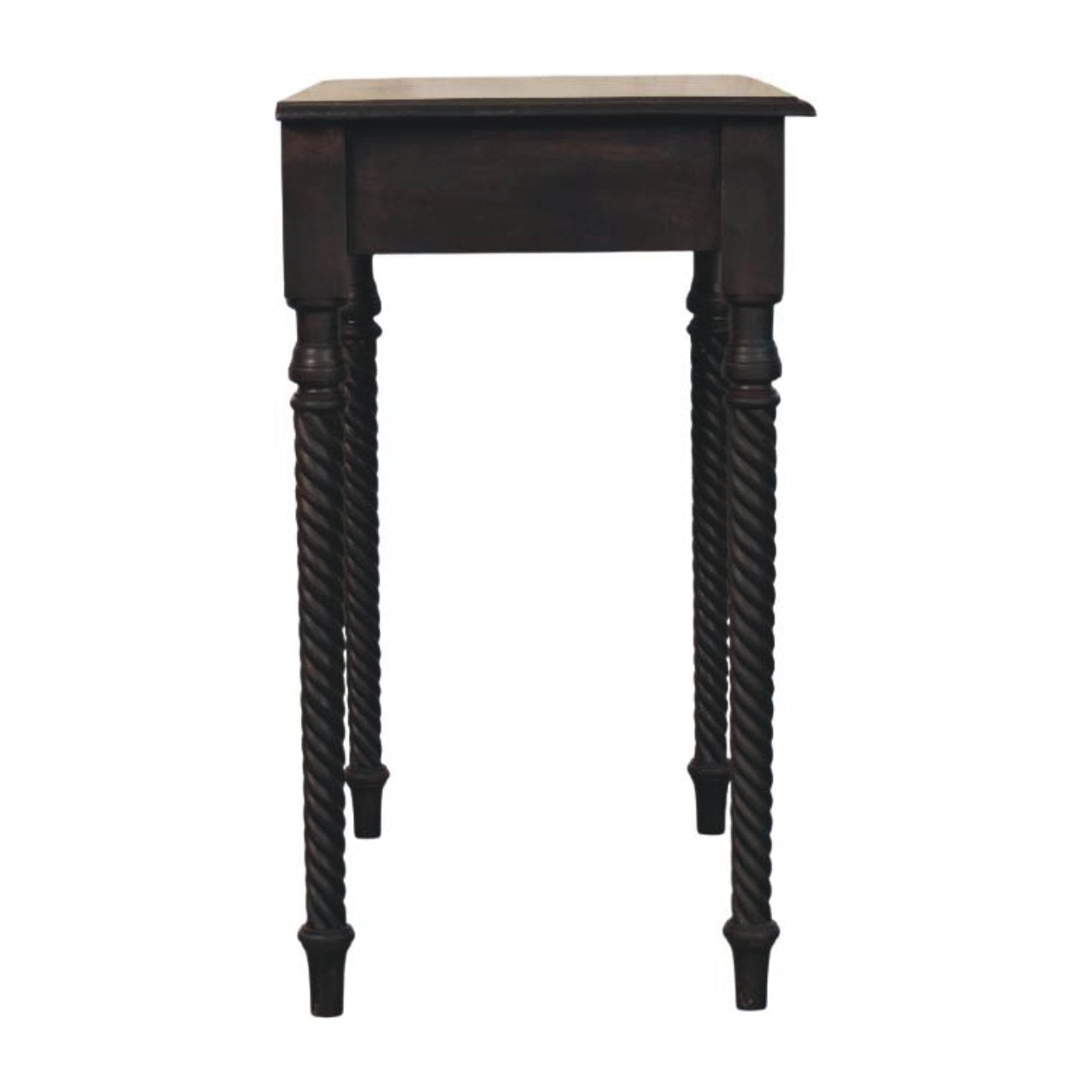 Cordelier Turned-Leg Writing Desk | Brass Velvet