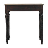 Cordelier Turned-Leg Writing Desk | Brass Velvet