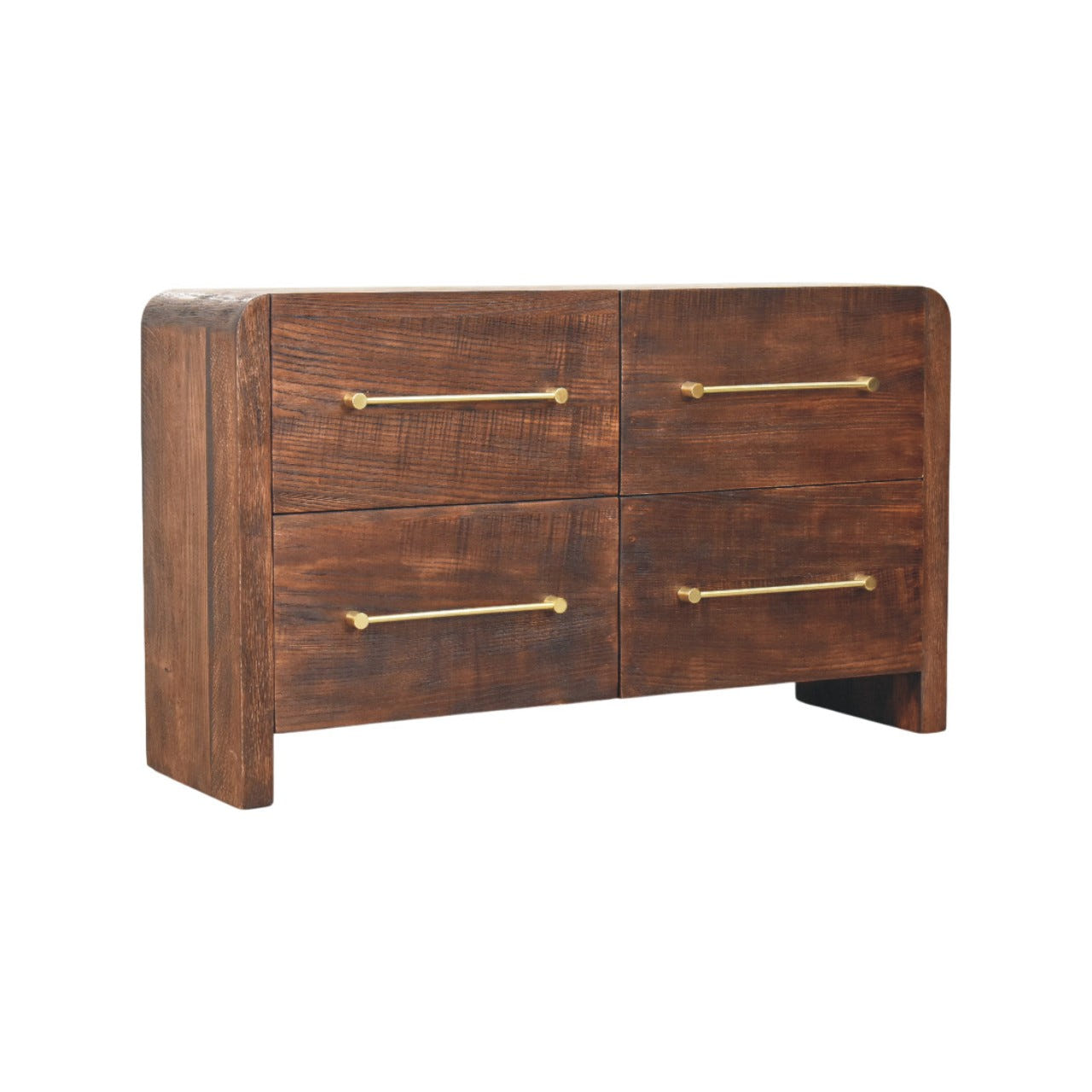 Copenhagen 4-Drawer Chest in Smoked Oak Chest of Drawers | Linen