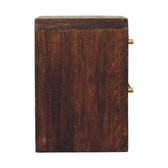 Aurelio Smoked Oak Bedside Table