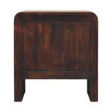 Aurelio Smoked Oak Bedside Table