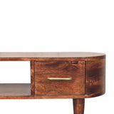 Valenza Curved Media Console