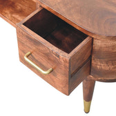 Valenza Curved Media Console