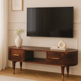 Valenza Curved Media Console