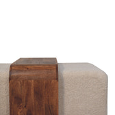 Arden Bench Duo | Honey Caramel Boucle
