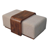 Arden Bench Duo | Honey Caramel Boucle
