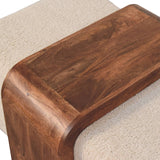 Arden Bench Duo | Honey Caramel Boucle