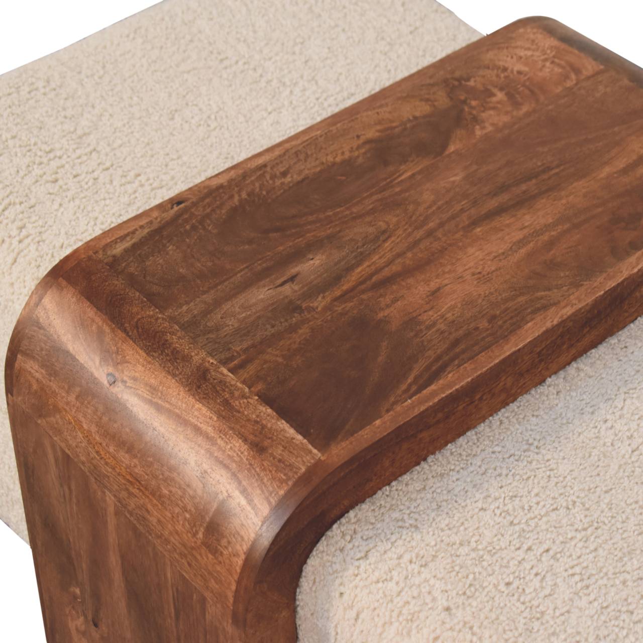 Arden Bench Duo | Honey Caramel Boucle
