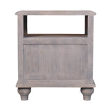Lume Washed Open-Shelf Bedside