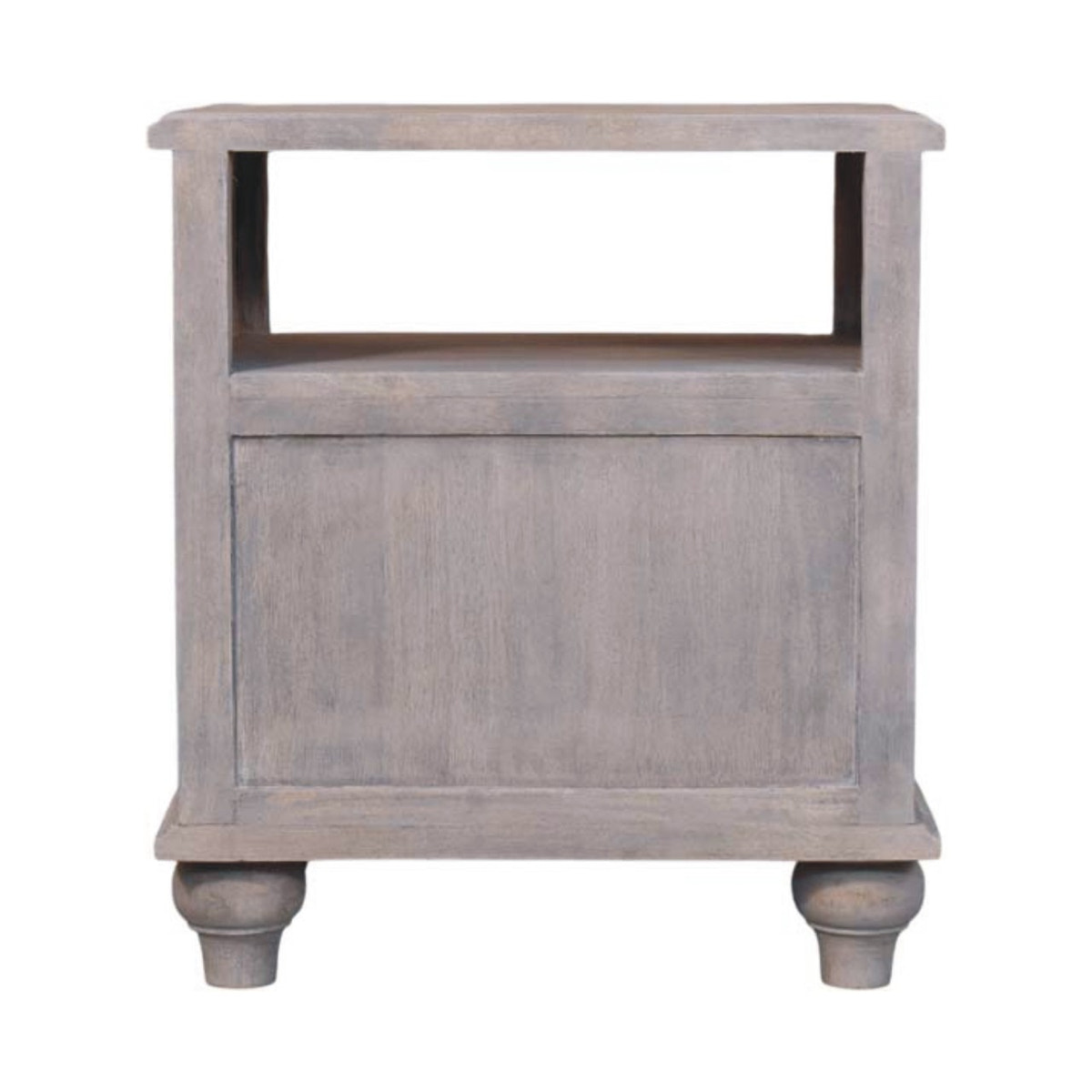 Lume Washed Open-Shelf Bedside