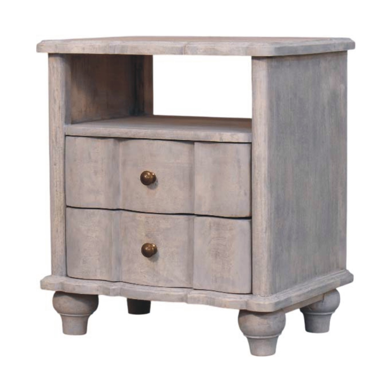 Lume Washed Open-Shelf Bedside Default Title