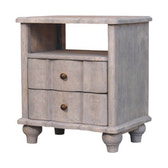 Lume Washed Open-Shelf Bedside Default Title