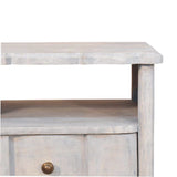 Lume Washed Open-Shelf Bedside