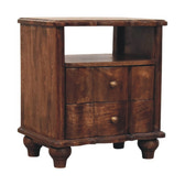 Lume Roasted Shelf Bedside Table Default Title