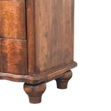 Lume Roasted Shelf Bedside Table