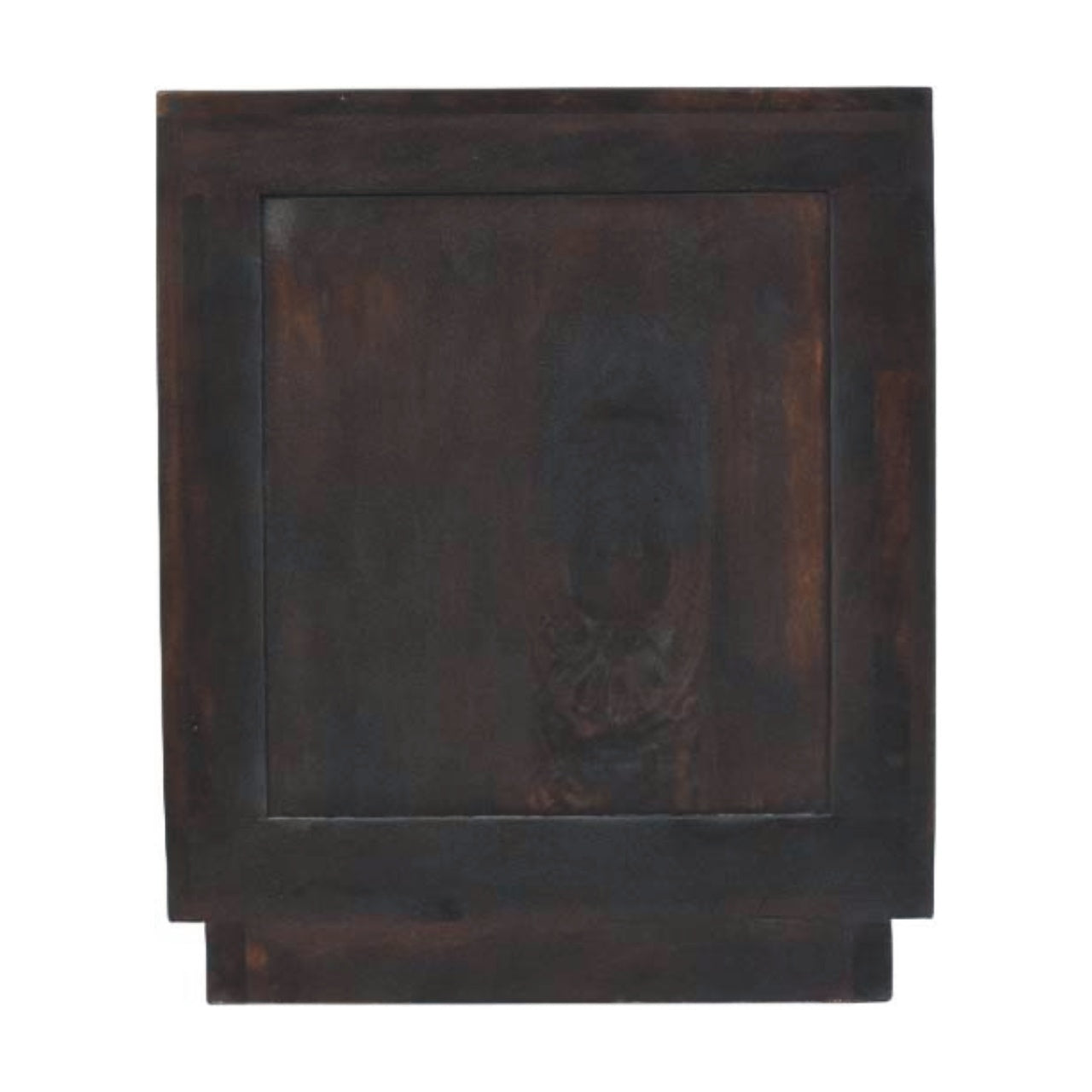 Milan Bedside Table | Brass Velvet Fluted