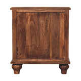 Lume Roasted Panelled Bedside
