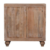 Sandgrain Pine & Mango Sideboard Chest of Drawers | Brass Solid Mango Wood