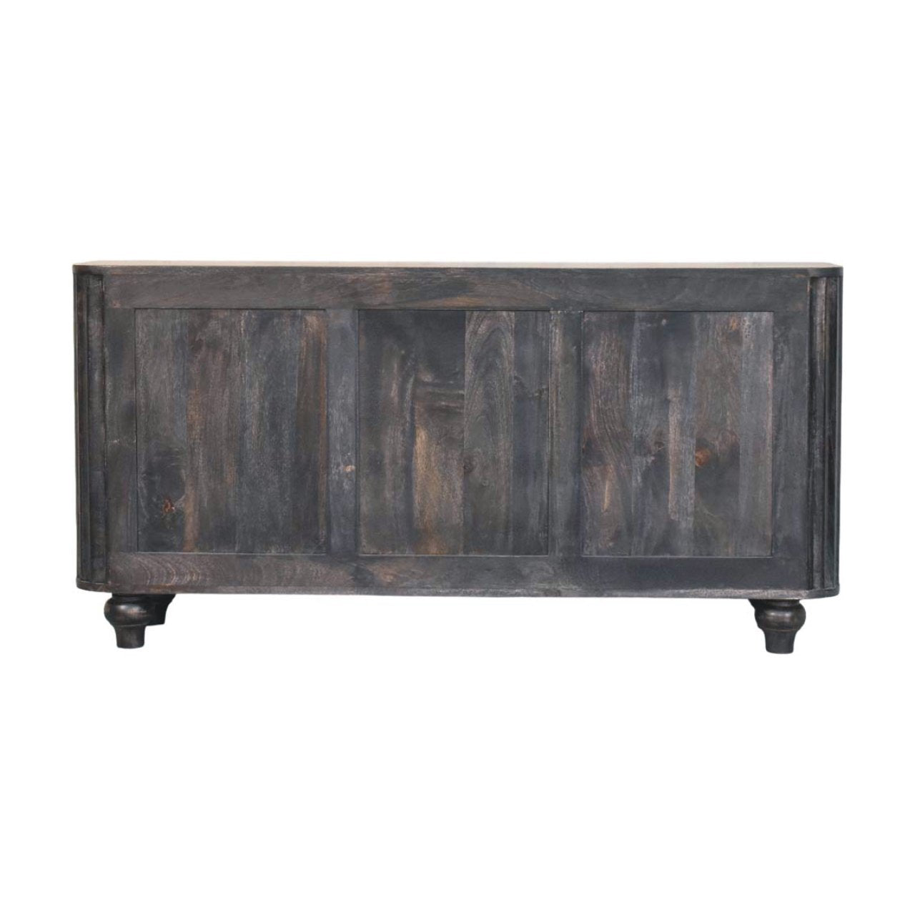 Savoy Sideboard Chest of Drawers | Brass Solid Mango Wood Fluted