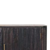 Savoy Sideboard Chest of Drawers | Brass Solid Mango Wood Fluted