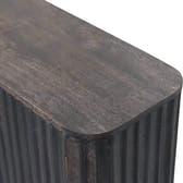 Savoy Sideboard Chest of Drawers | Brass Solid Mango Wood Fluted