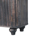 Savoy Sideboard Chest of Drawers | Brass Solid Mango Wood Fluted