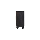 Savoy Sideboard Chest of Drawers | Brass Solid Mango Wood Fluted