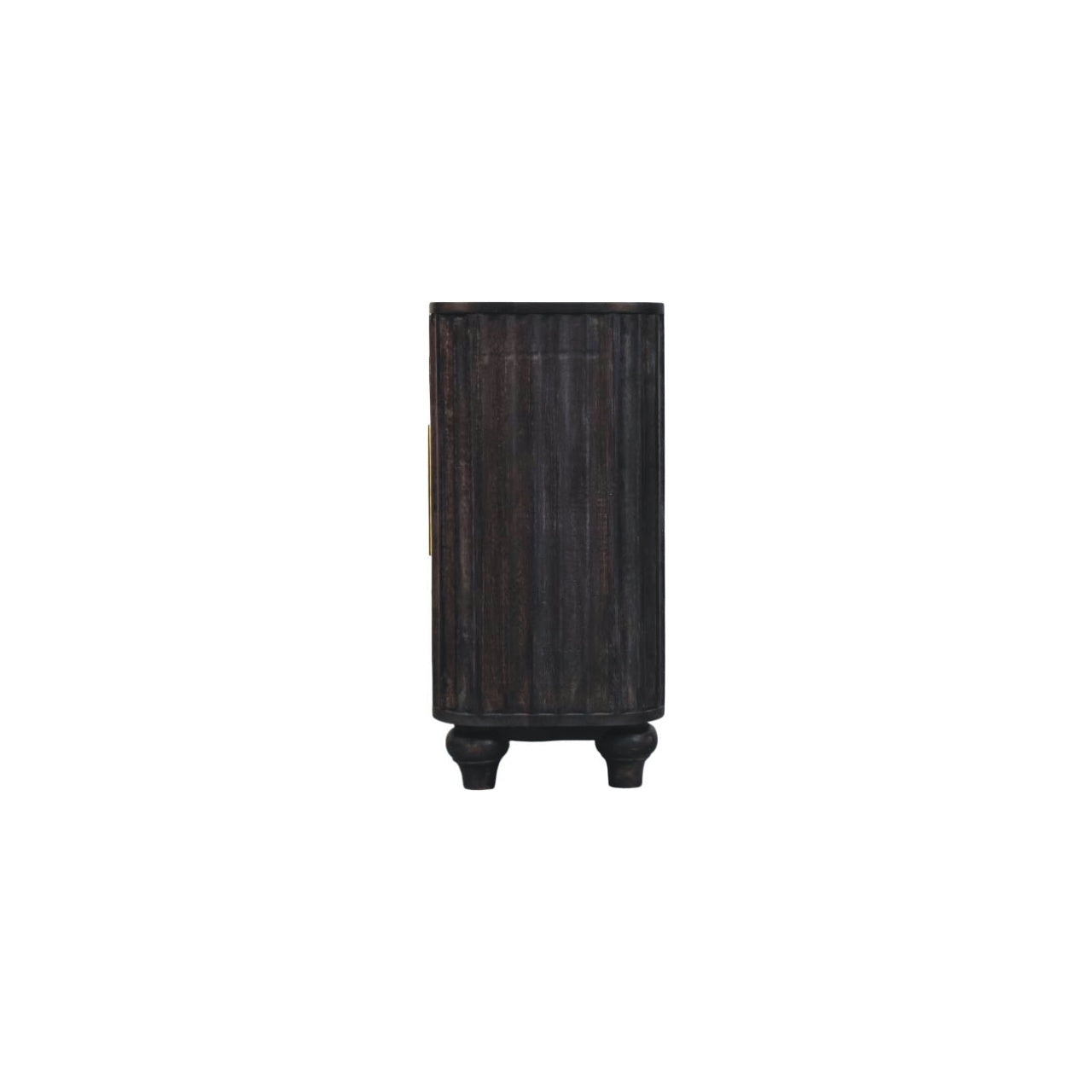 Savoy Sideboard Chest of Drawers | Brass Solid Mango Wood Fluted