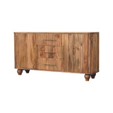 Montara Sideboard Chest of Drawers | Brass Solid Mango Wood Default Title