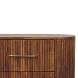 Ridgefront Chest - Amber Oak Chest of Drawers