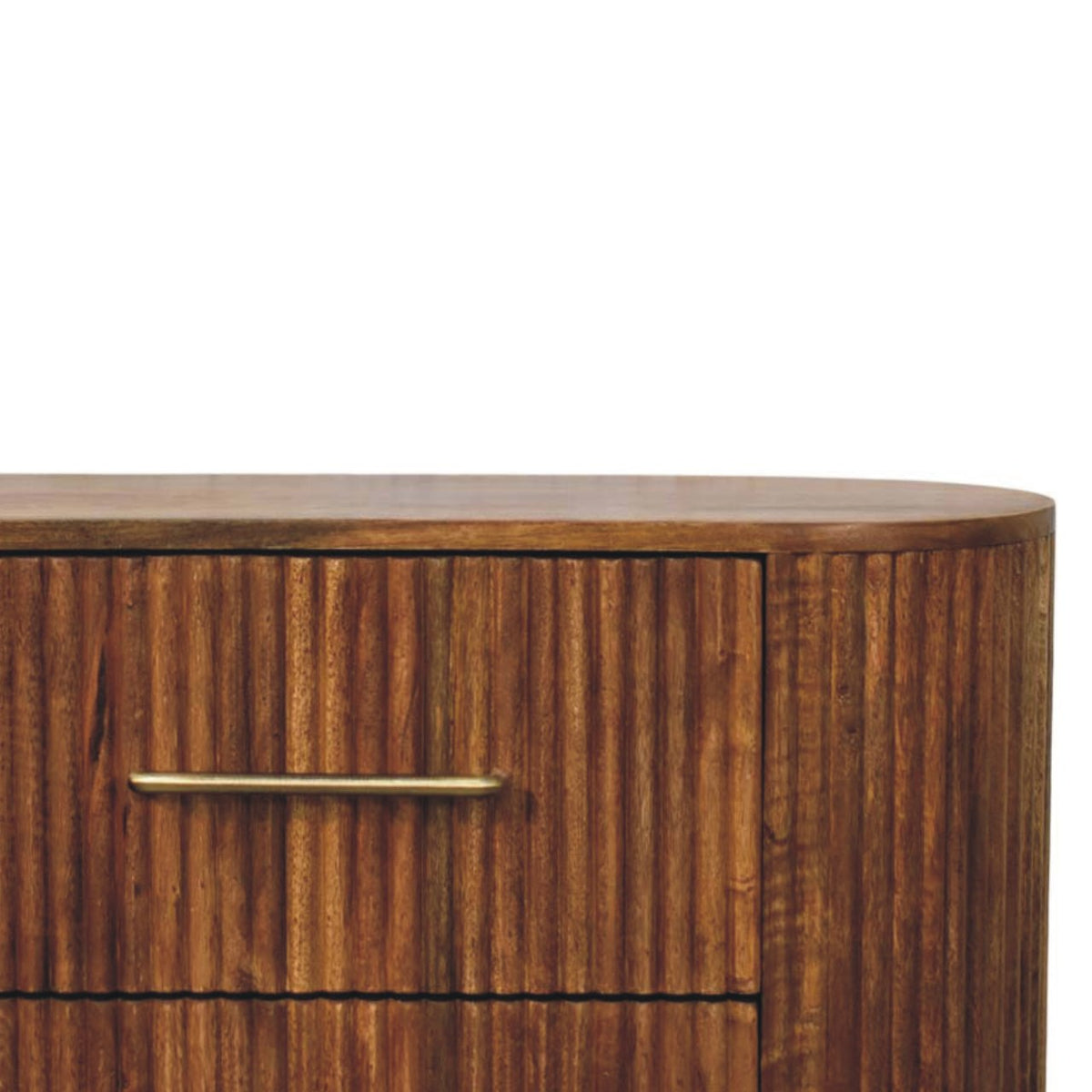 Ridgefront Chest - Amber Oak Chest of Drawers